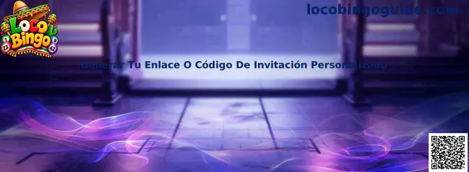 Generar enlace o código de invitación personalizado en Loco Bingo