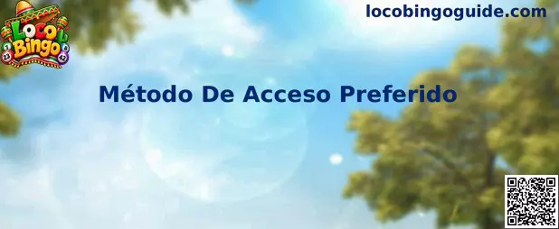 Guía del método de acceso preferido de Loco Bingo para iniciar sesión mediante las opciones de autenticación disponibles
